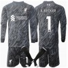 Liverpool Alisson Becker #1 Torwart Heimtrikot 2024-25 Langarm (+ kurze hosen)